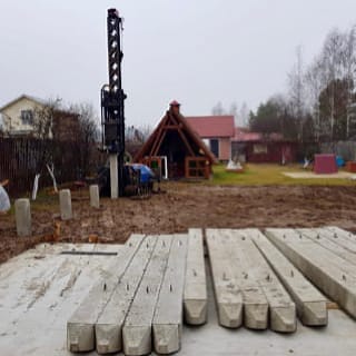 Фундаменты на забивных ЖБ сваях