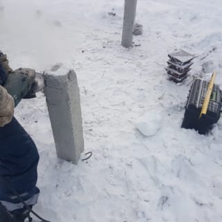 Фундаменты на забивных ЖБ сваях