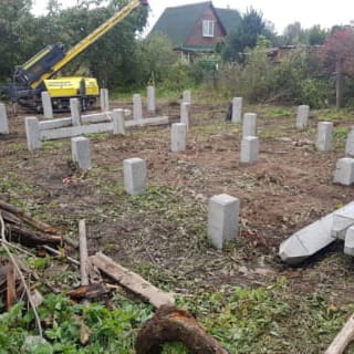 Фундаменты на забивных ЖБ сваях